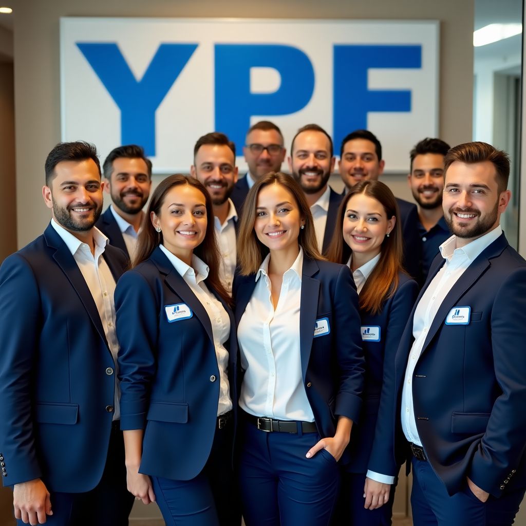 Equipo YPF celebrando